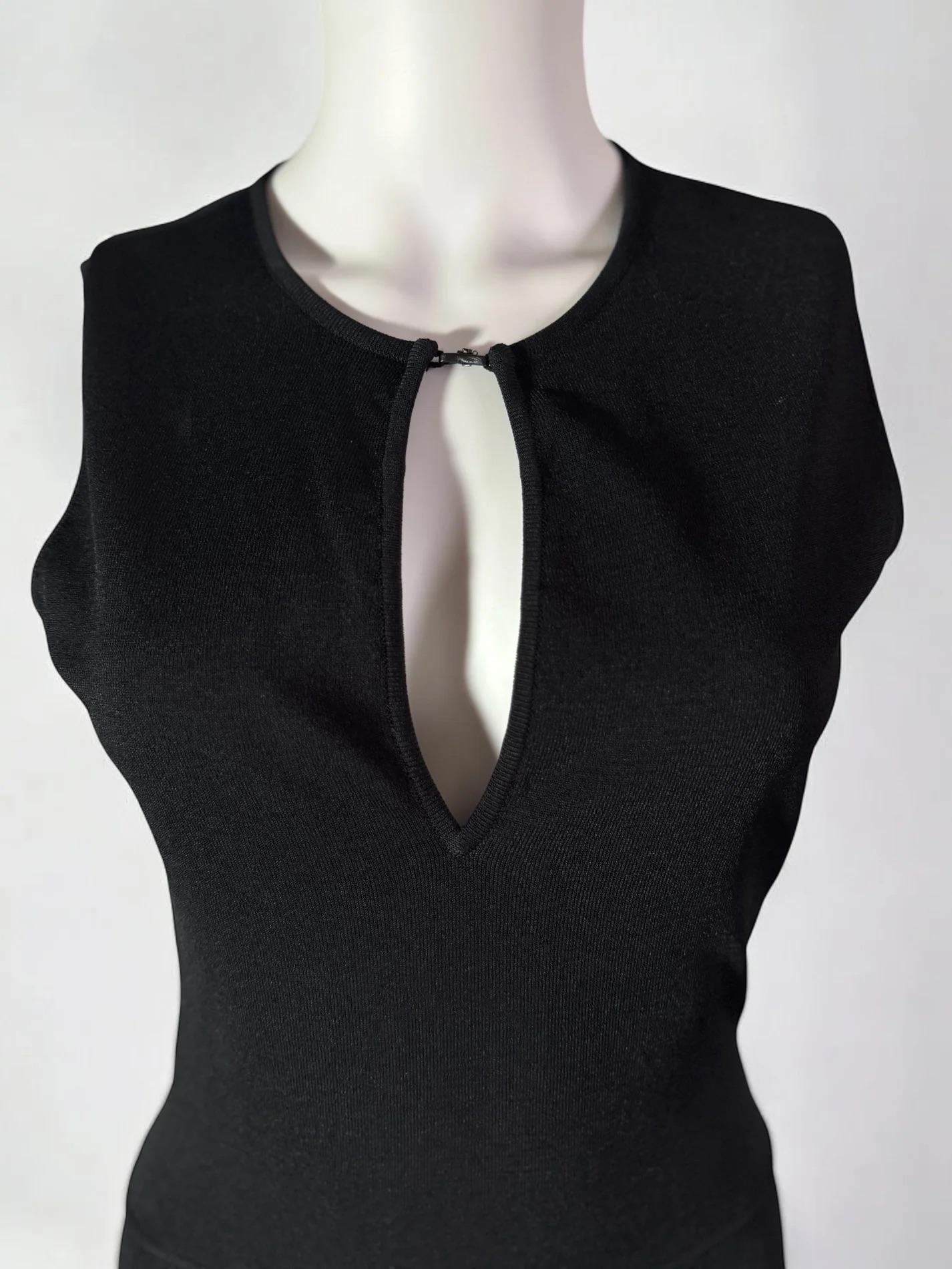 Gucci by Tom Ford Black Keyhole Dress, 2000 In Good Condition In Marlborough, GB