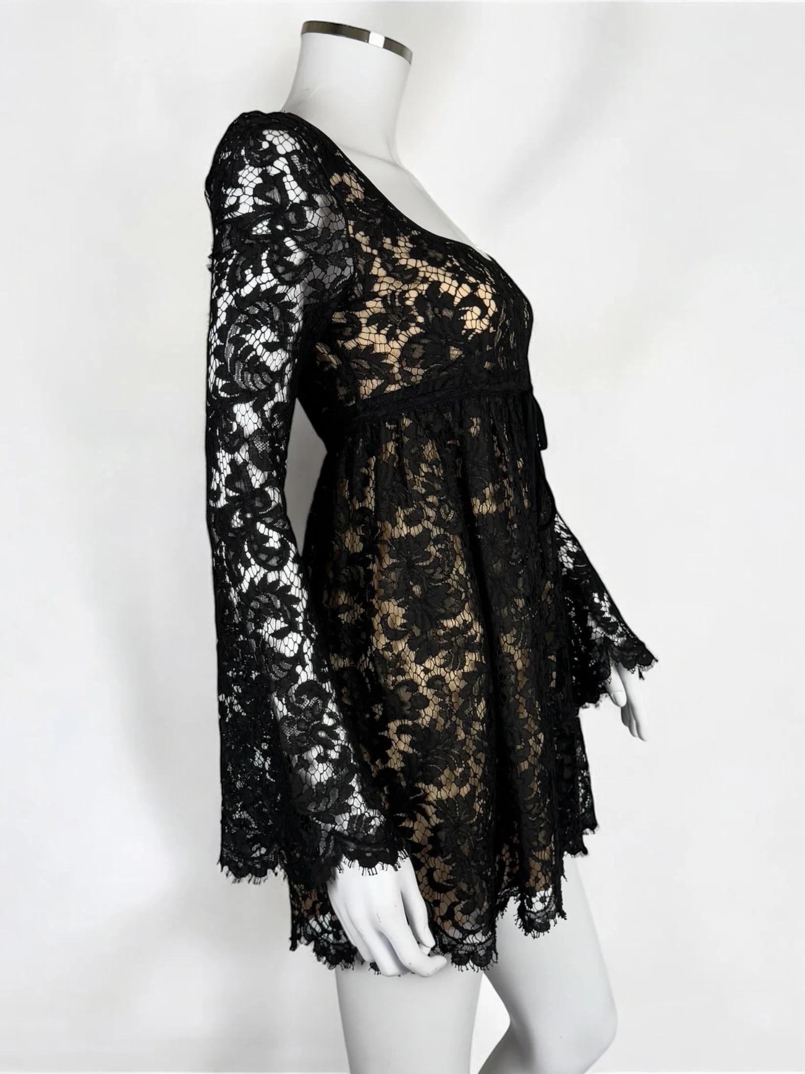 Gucci by Tom Ford Black Lace Babydoll Dress, SS 1996 1