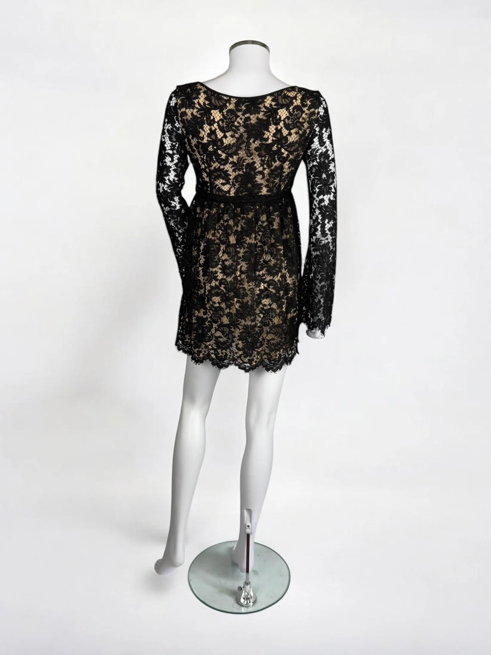 Gucci by Tom Ford Black Lace Babydoll Dress, SS 1996 2
