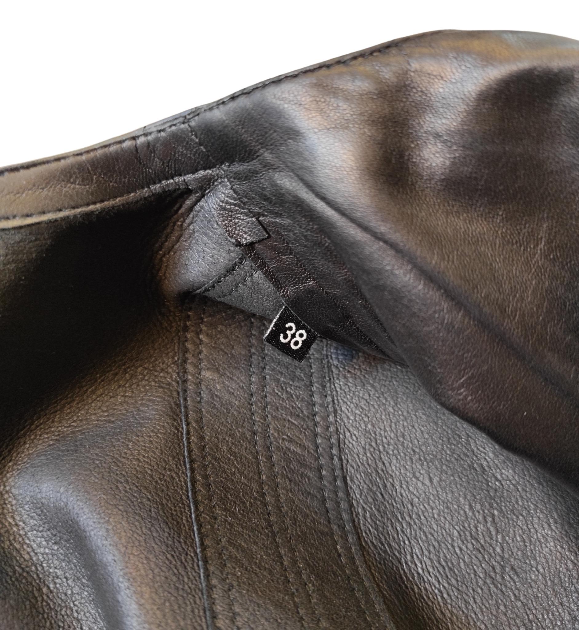 Gucci by Tom Ford black leather corset jacket 5
