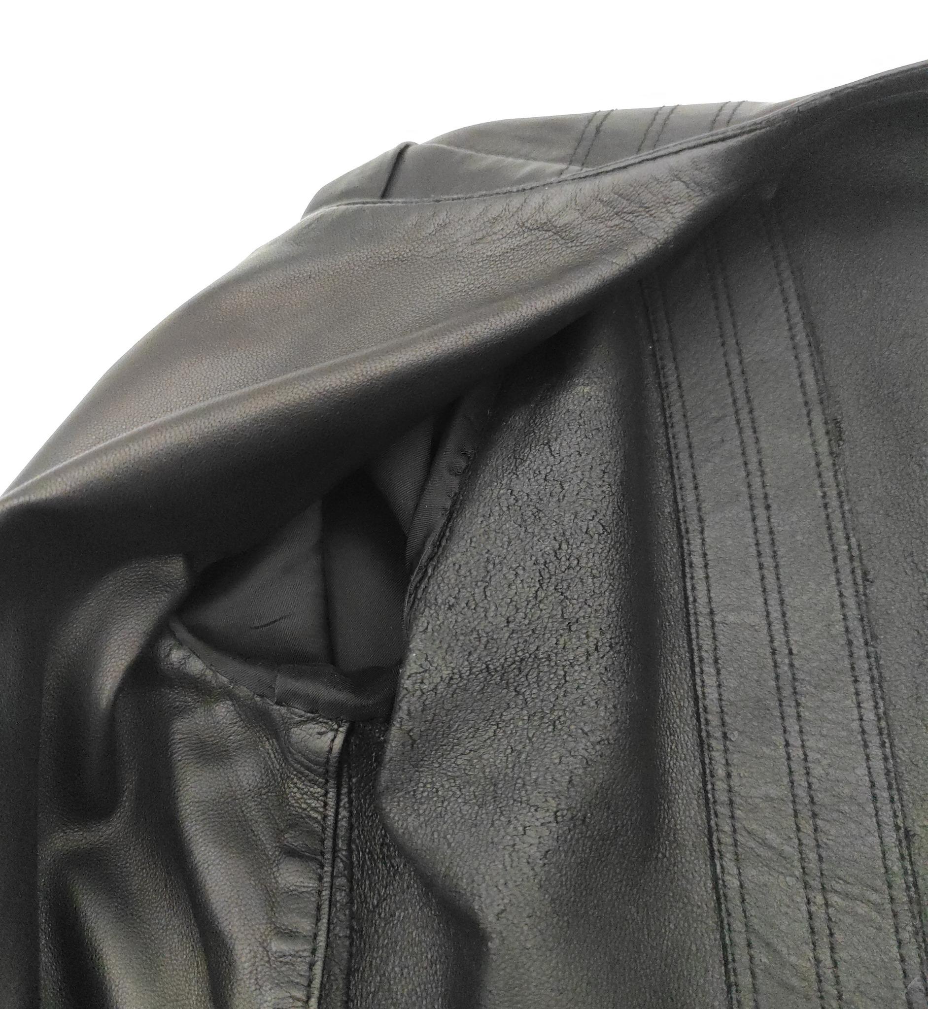Gucci by Tom Ford black leather corset jacket 4