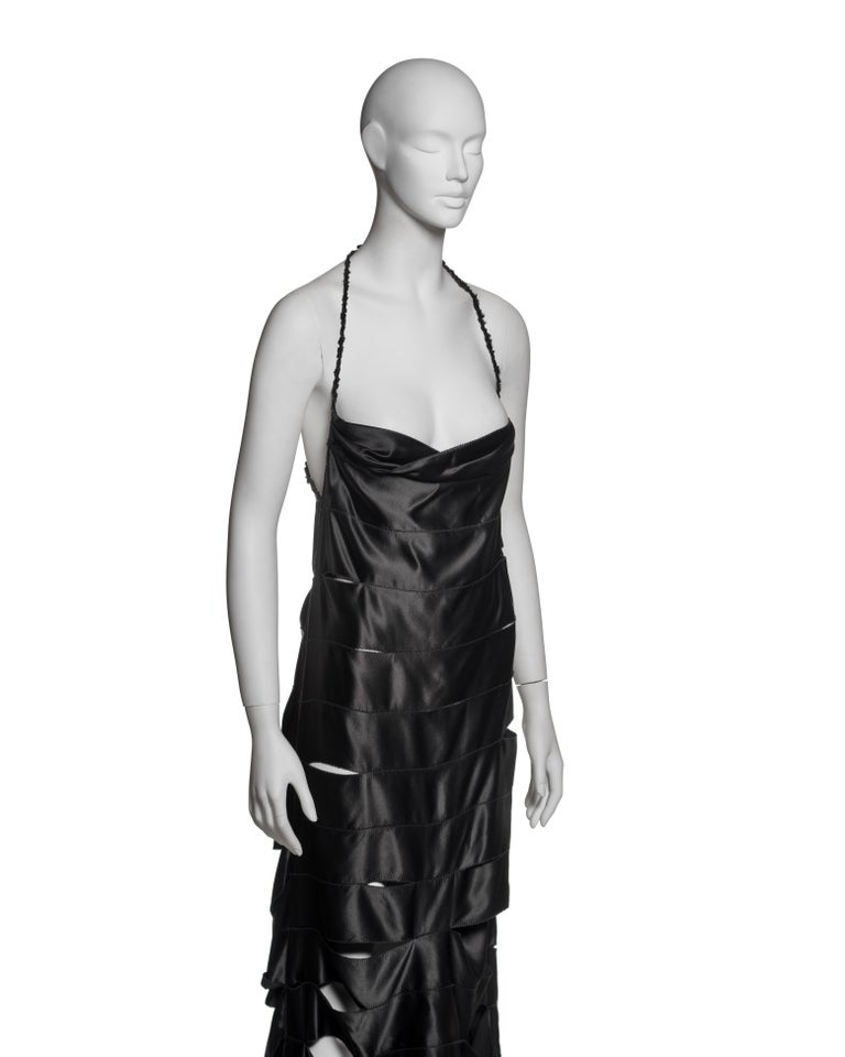 Gucci by Tom Ford Abito da sera con strascico con nastro di seta