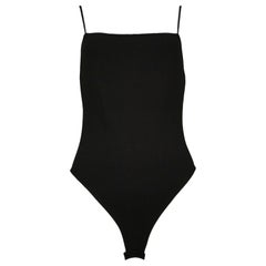 Gucci By Tom Ford Body une pièce en viscose noire 1998