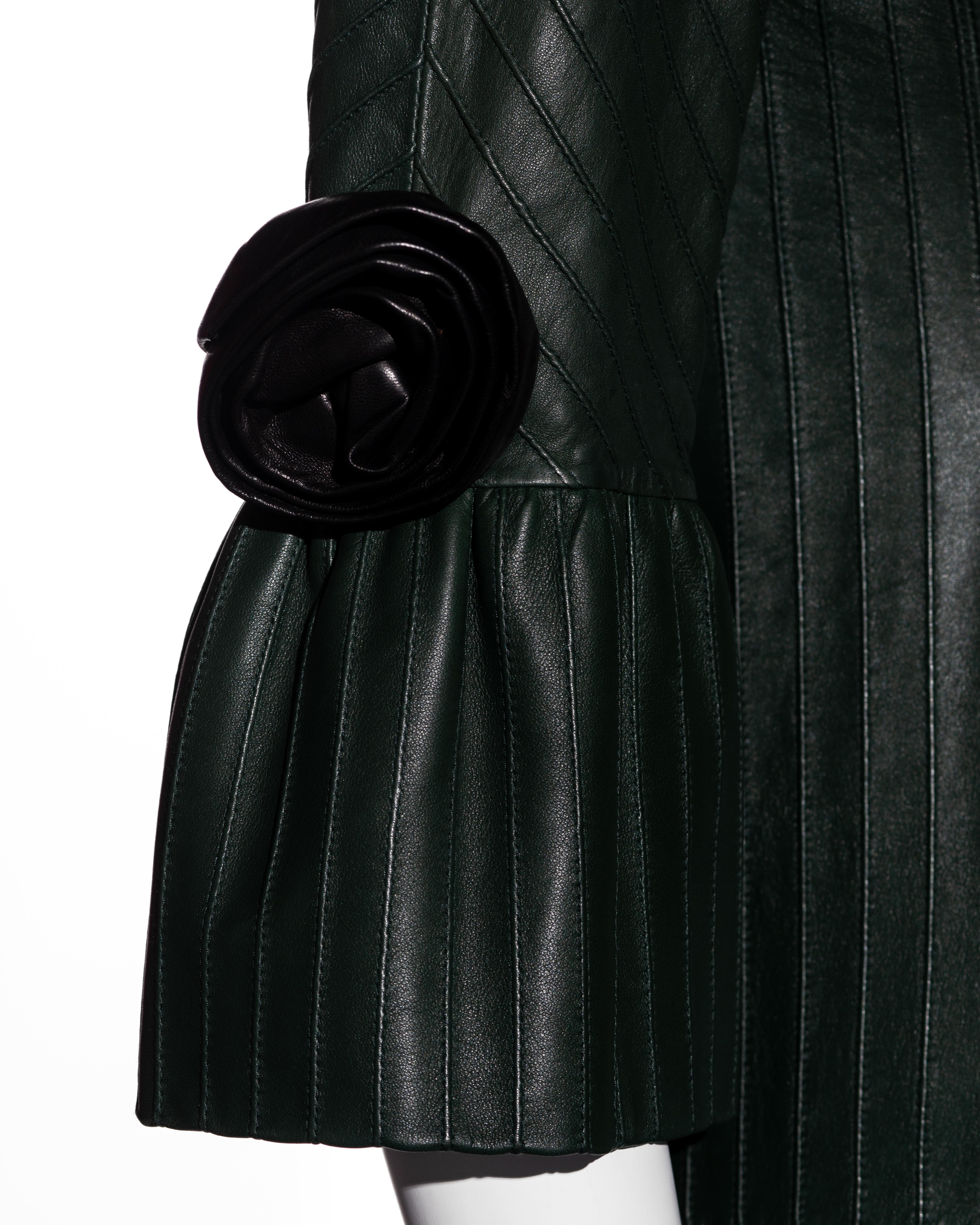 gucci leather dress