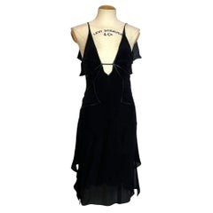 Gucci by Tom Ford c2003 F/W low cut out silk dress