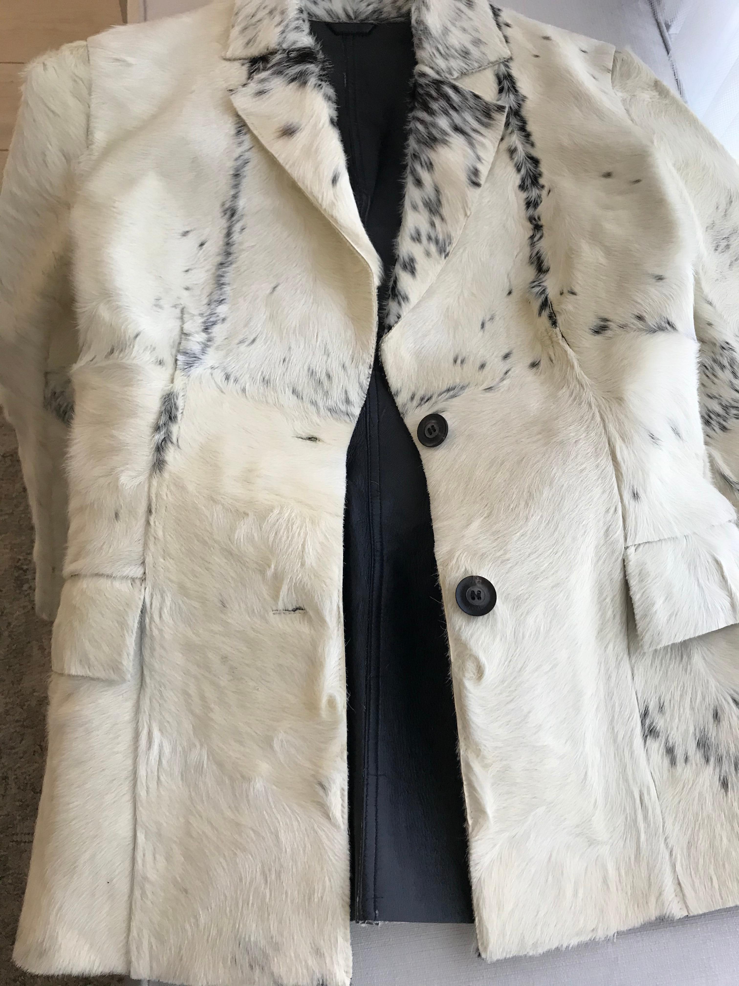 Gucci by Tom Ford Creme Pony Hair Jacket 1