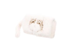 UNWORN Gucci by Tom Ford 2004 Dragon Pearl Jeweled Mink Fur Purse Evening Bag