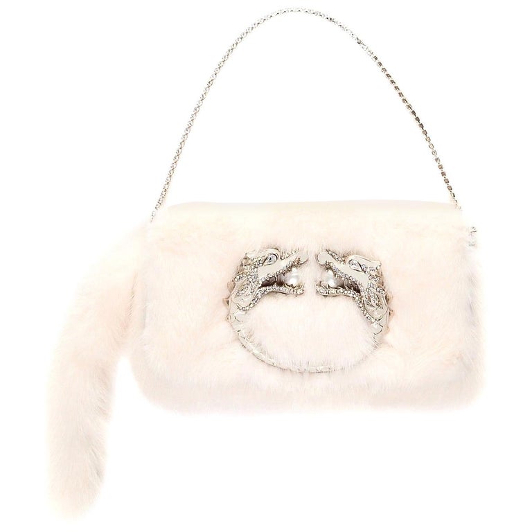 gucci fur purse