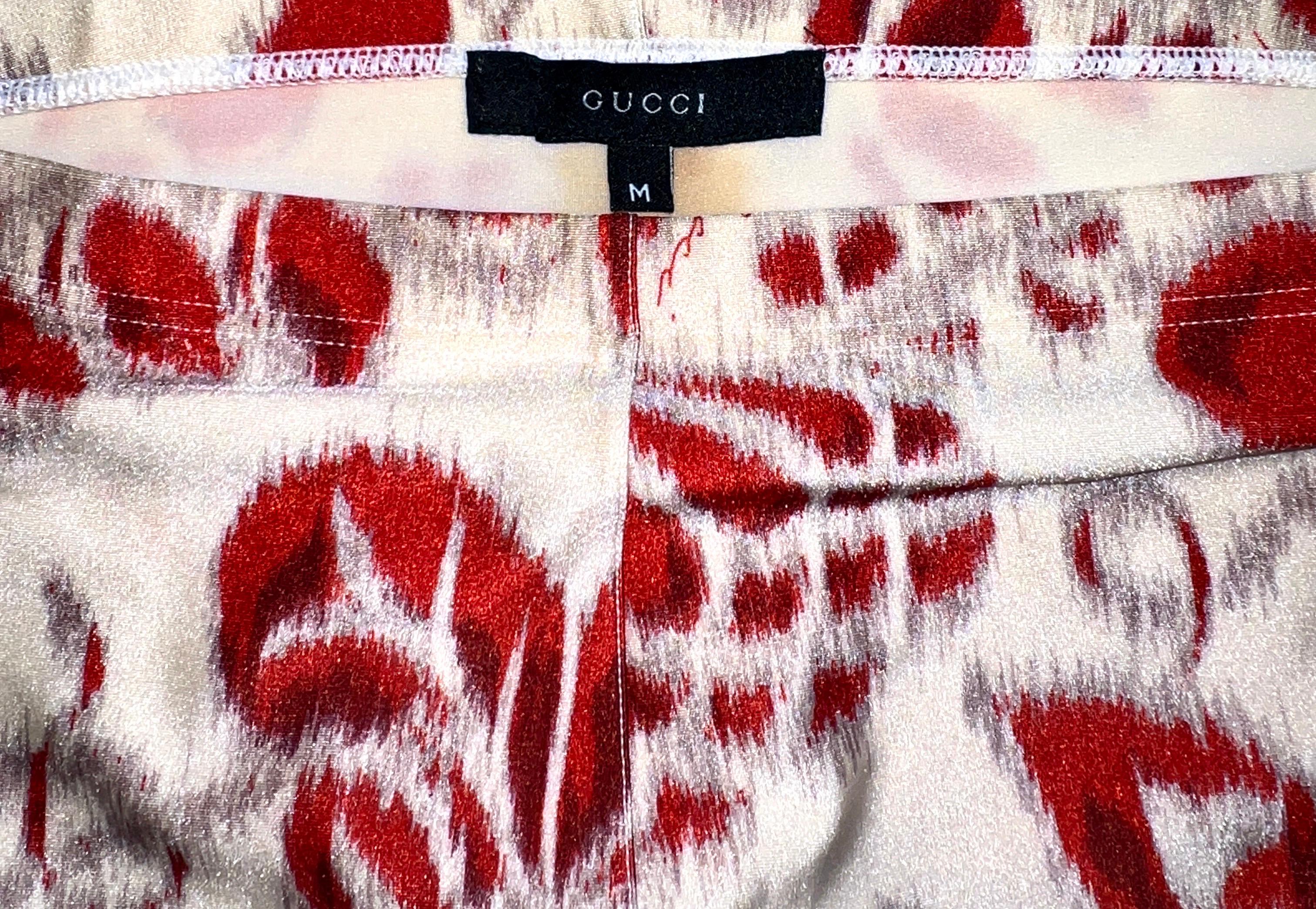 GUCCI by Tom Ford Exotic Cowboy Boots Y2K SS 2000 & Shorts 40.5 M 10