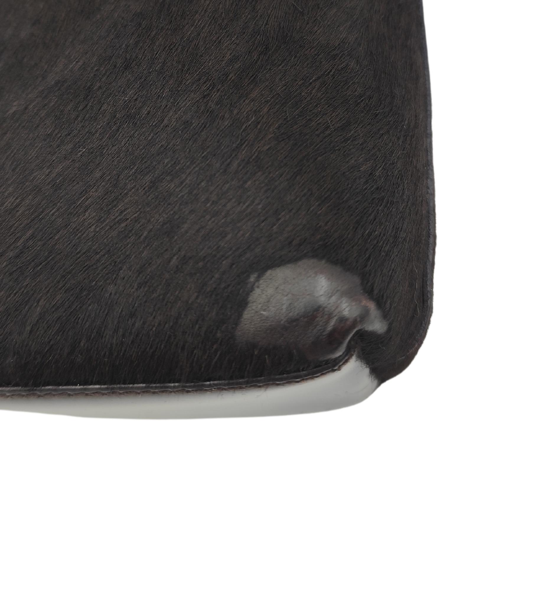 Gucci by Tom Ford F/W 1996 brown pony hair logo mini shoulder bag 9