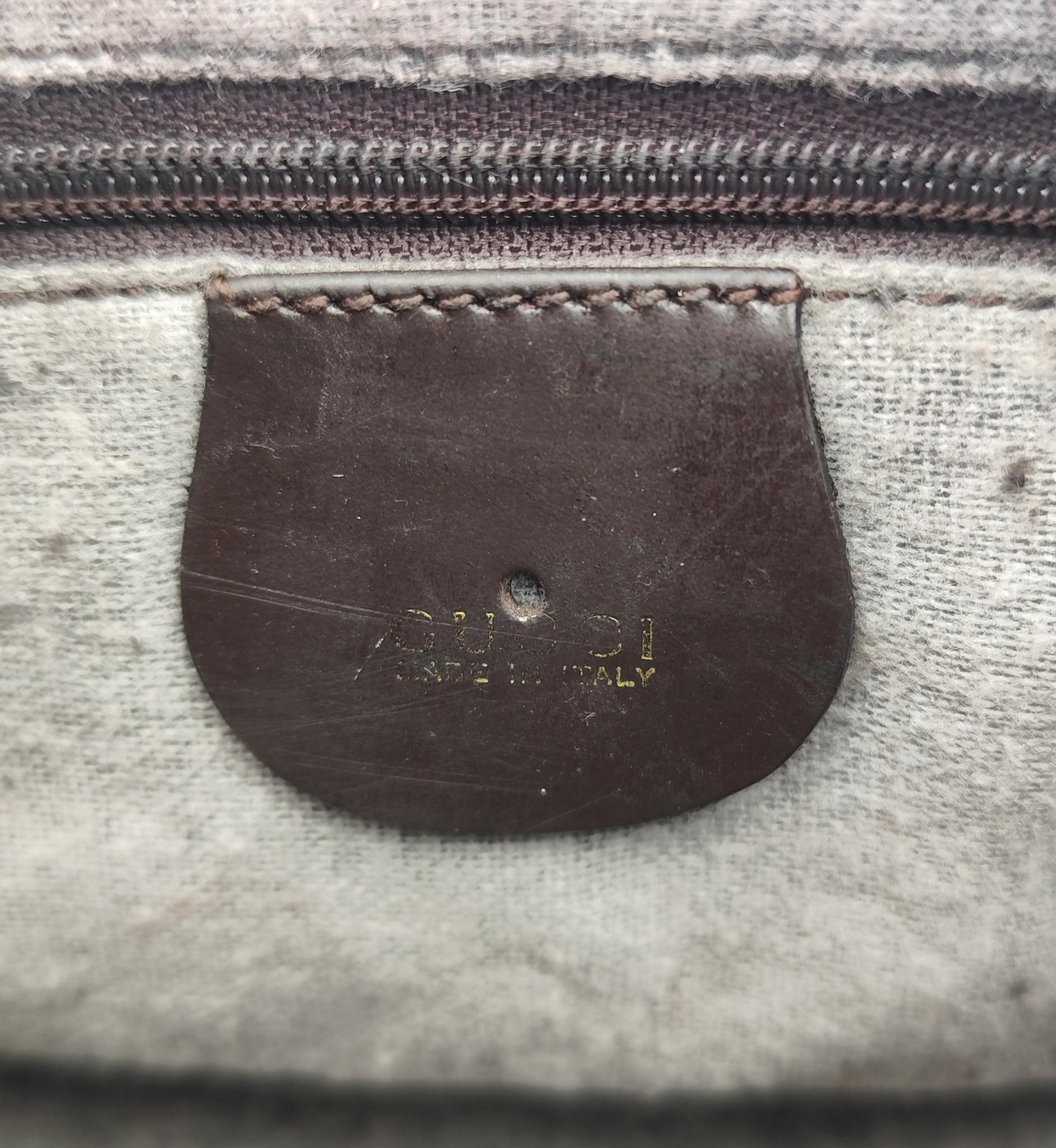 Gucci by Tom Ford F/W 1996 brown pony hair logo mini shoulder bag 13