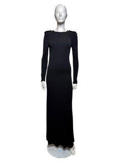 Gucci by Tom Ford F/W 1996 Iconic Backless Black Evening Dress