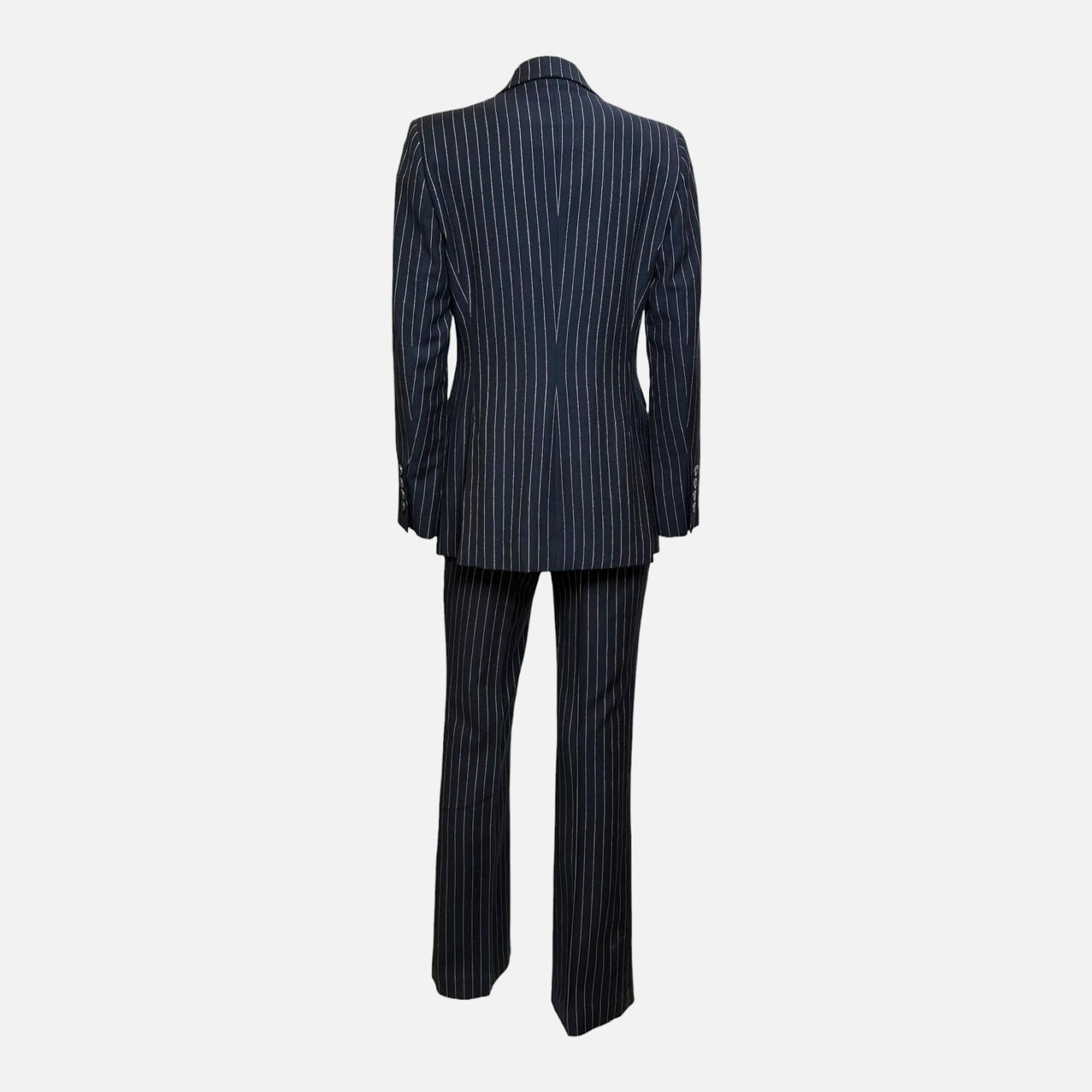 Gucci by Tom Ford F/W 1996 Navy Pinstripe Double-Breasted Wool