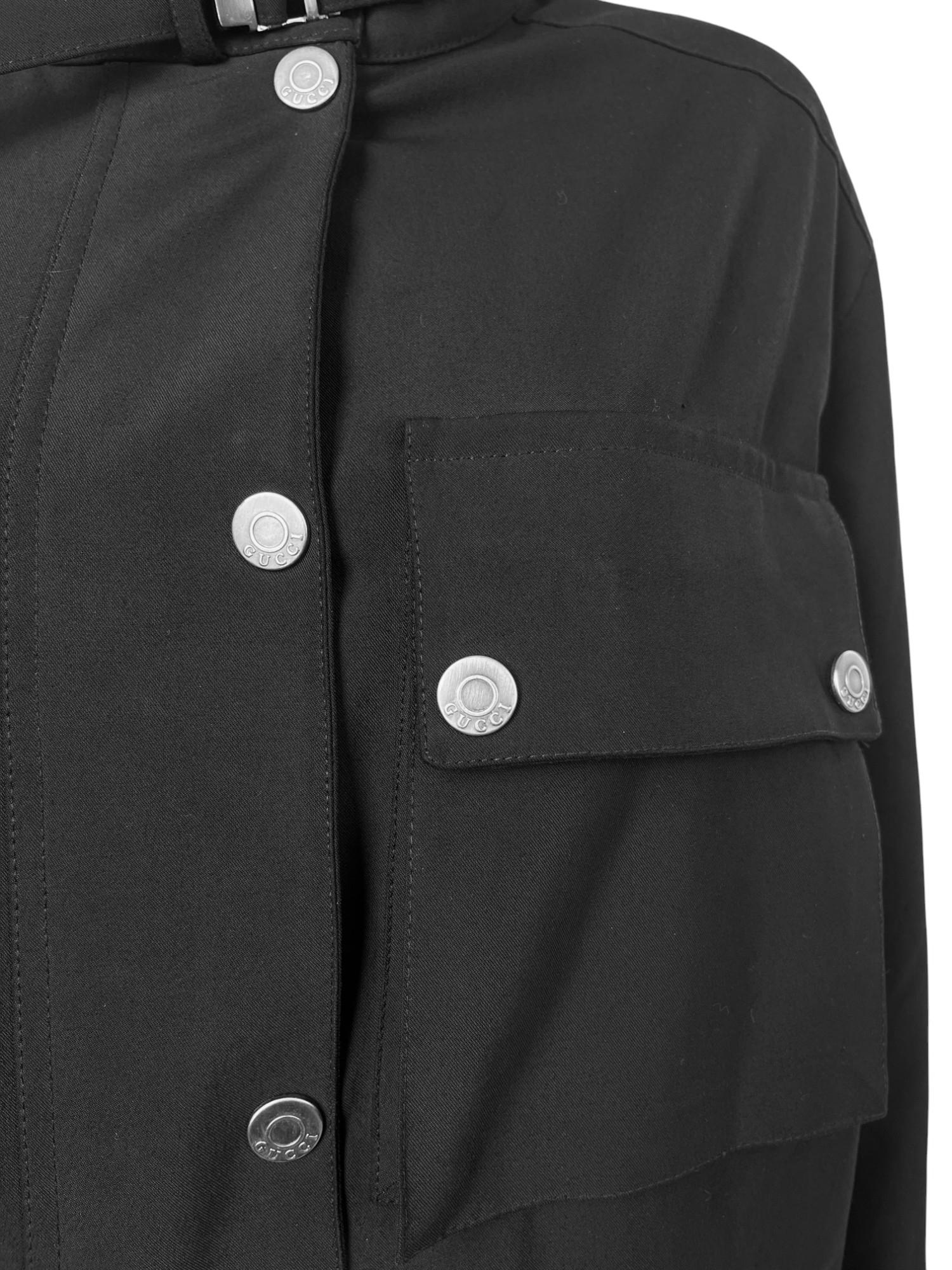 Gucci  by Tom Ford F/W 1998 Multipocket Oversized Black Jacket in vendita 6