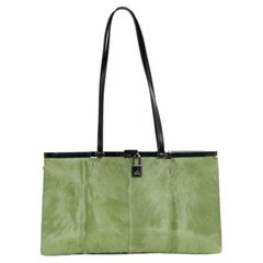 Gucci by Tom Ford F/W 1999 Sac à bandoulière en poils de poney vert