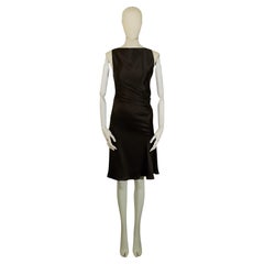 Gucci by Tom Ford F/W 1999 Gerafftes Seidenkleid