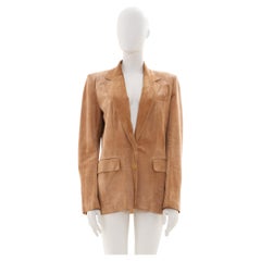 Gucci by Tom Ford F/W 2001 Suede Beige Jacket
