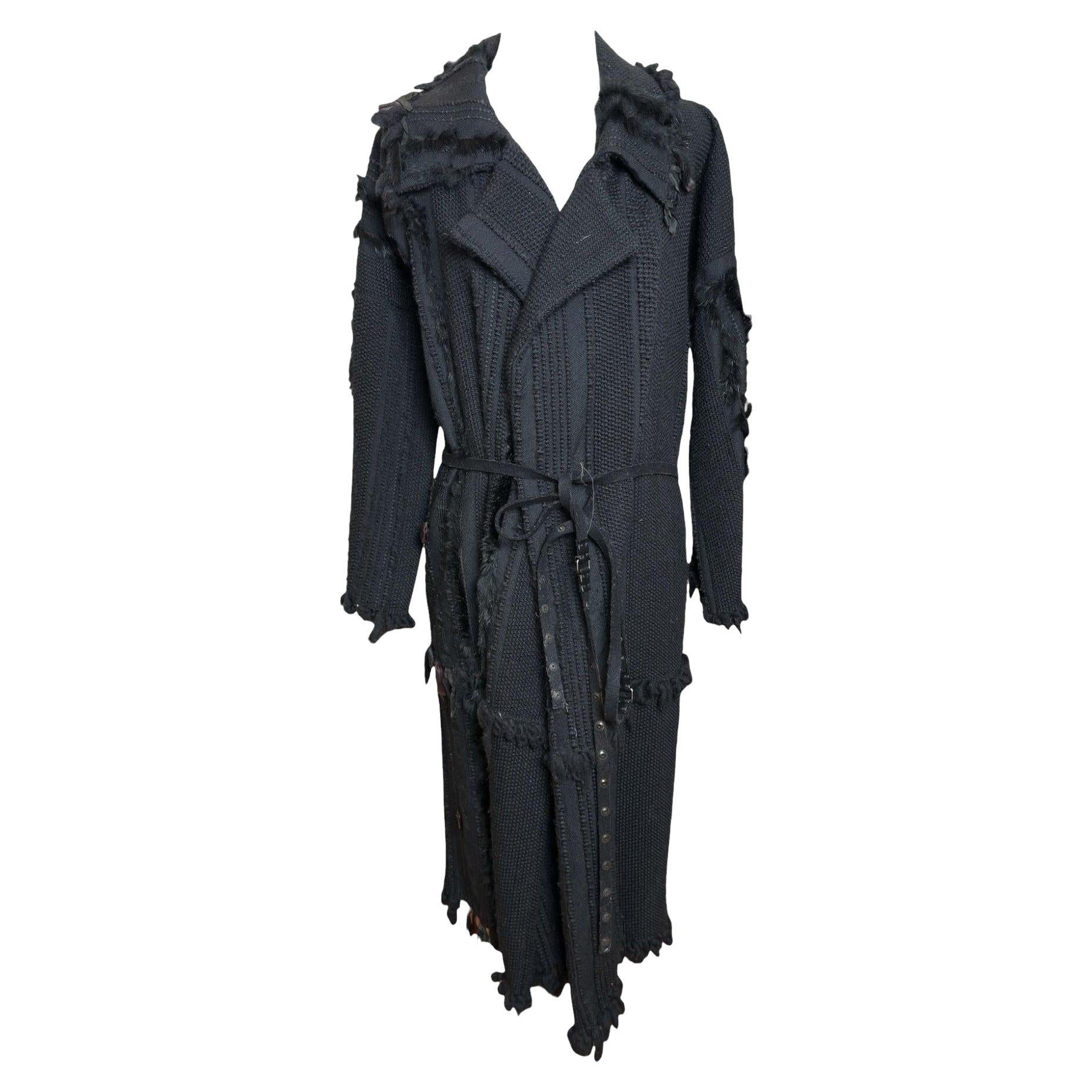 Gucci by Tom Ford F/W 2002 Mantel mit Fuchspelzbesatz