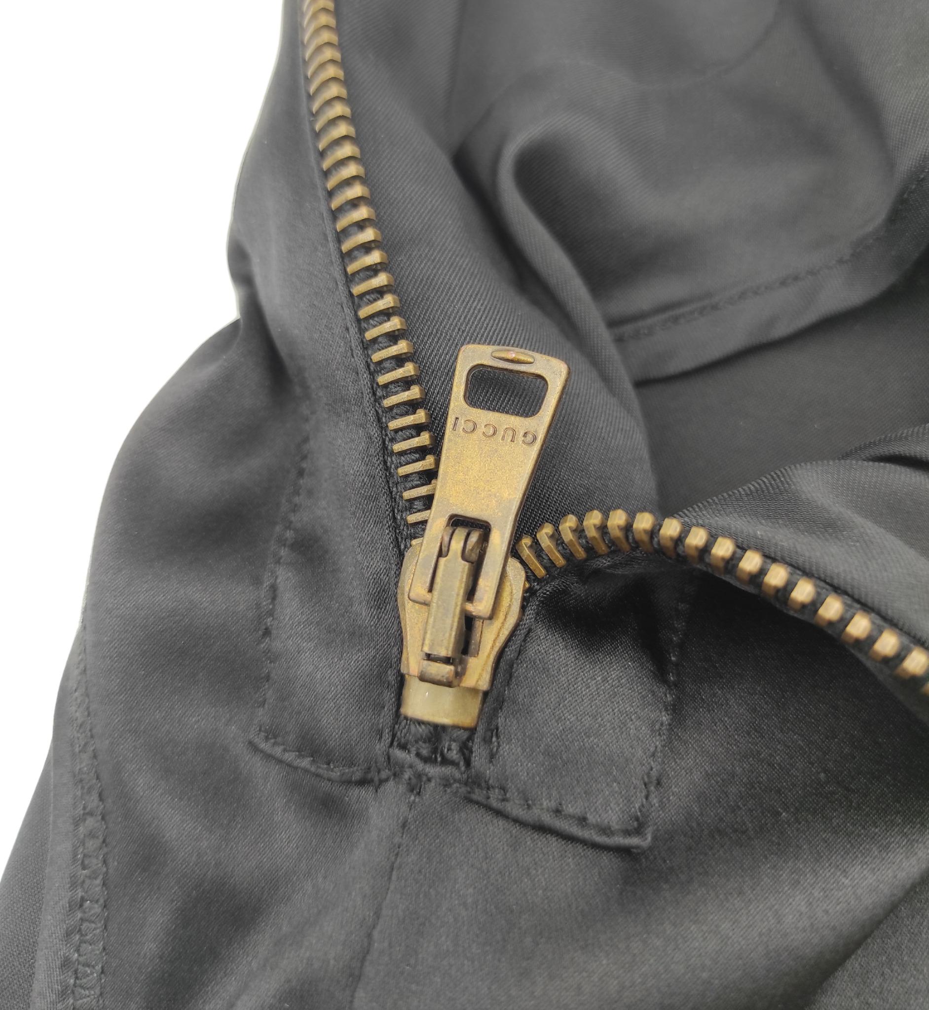 Gucci by Tom Ford F/W 2003 black skirt For Sale 5