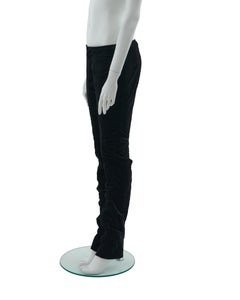 Gucci by Tom Ford F/W 2004 Black ruched cotton velvet pants