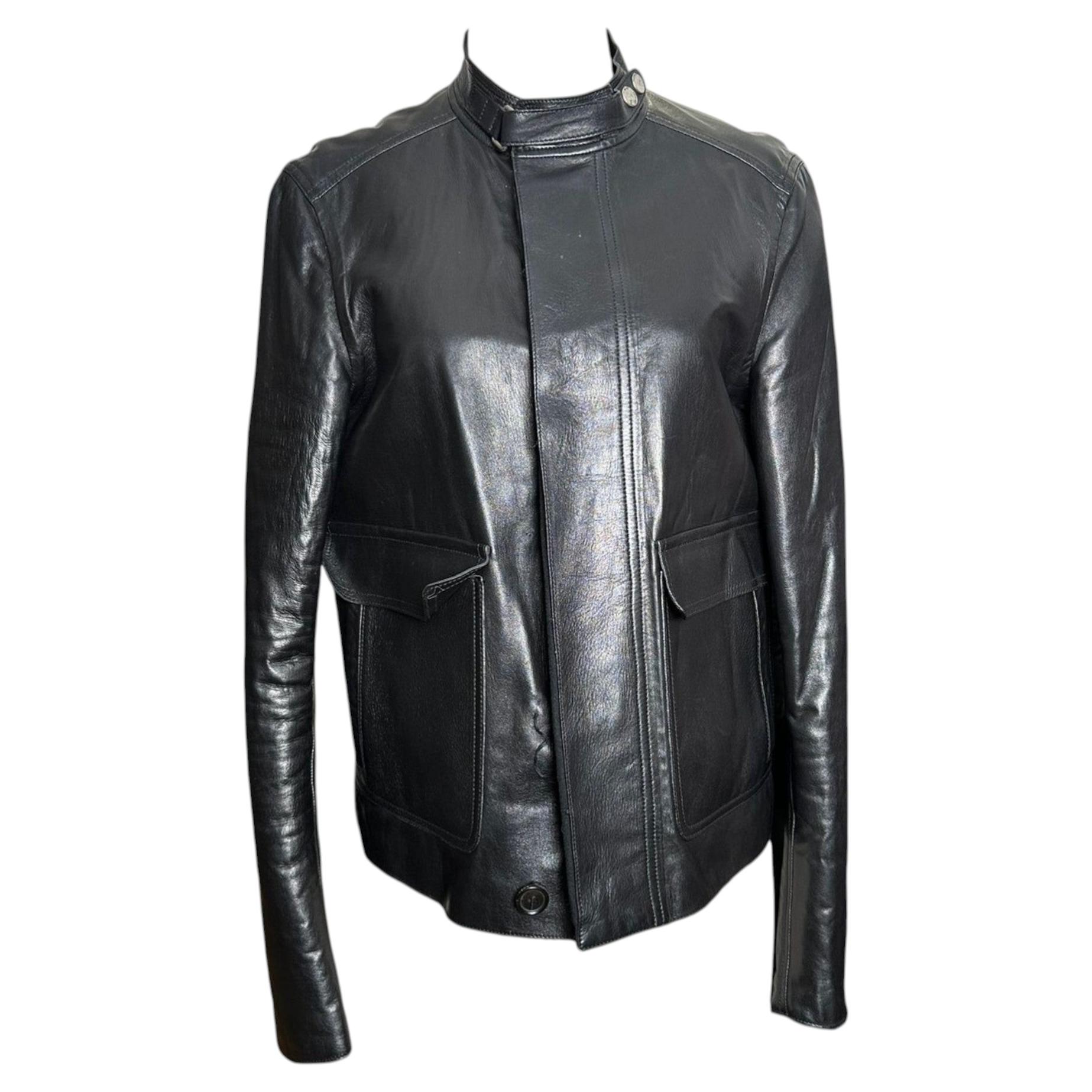 Gucci by Tom Ford F/W 2004 Leather Moto Jacket
