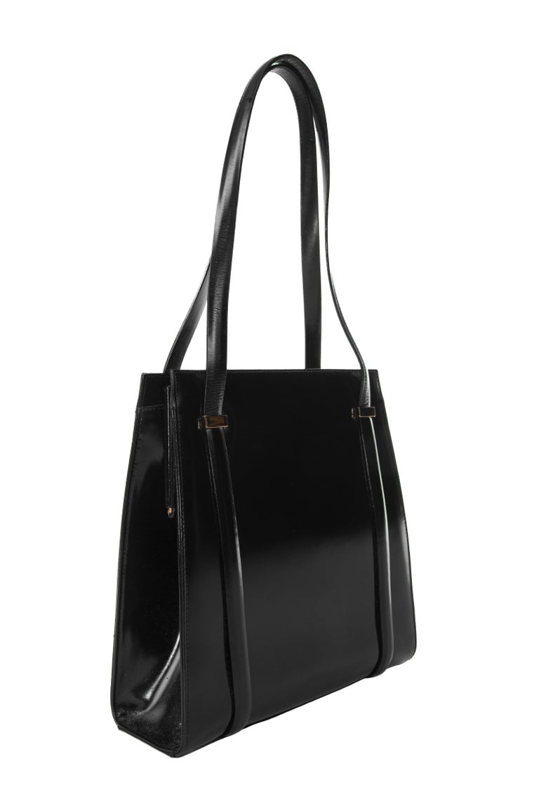 GUCCI by Tom Ford Fall 1996 Ad Campaign Black Leather Shoulder Frame ...