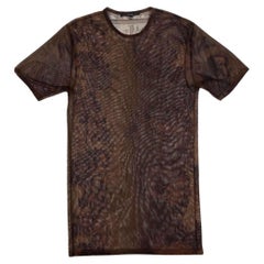 Used Gucci by Tom Ford Floral Men T-Shirt Transparent Size XXL S507