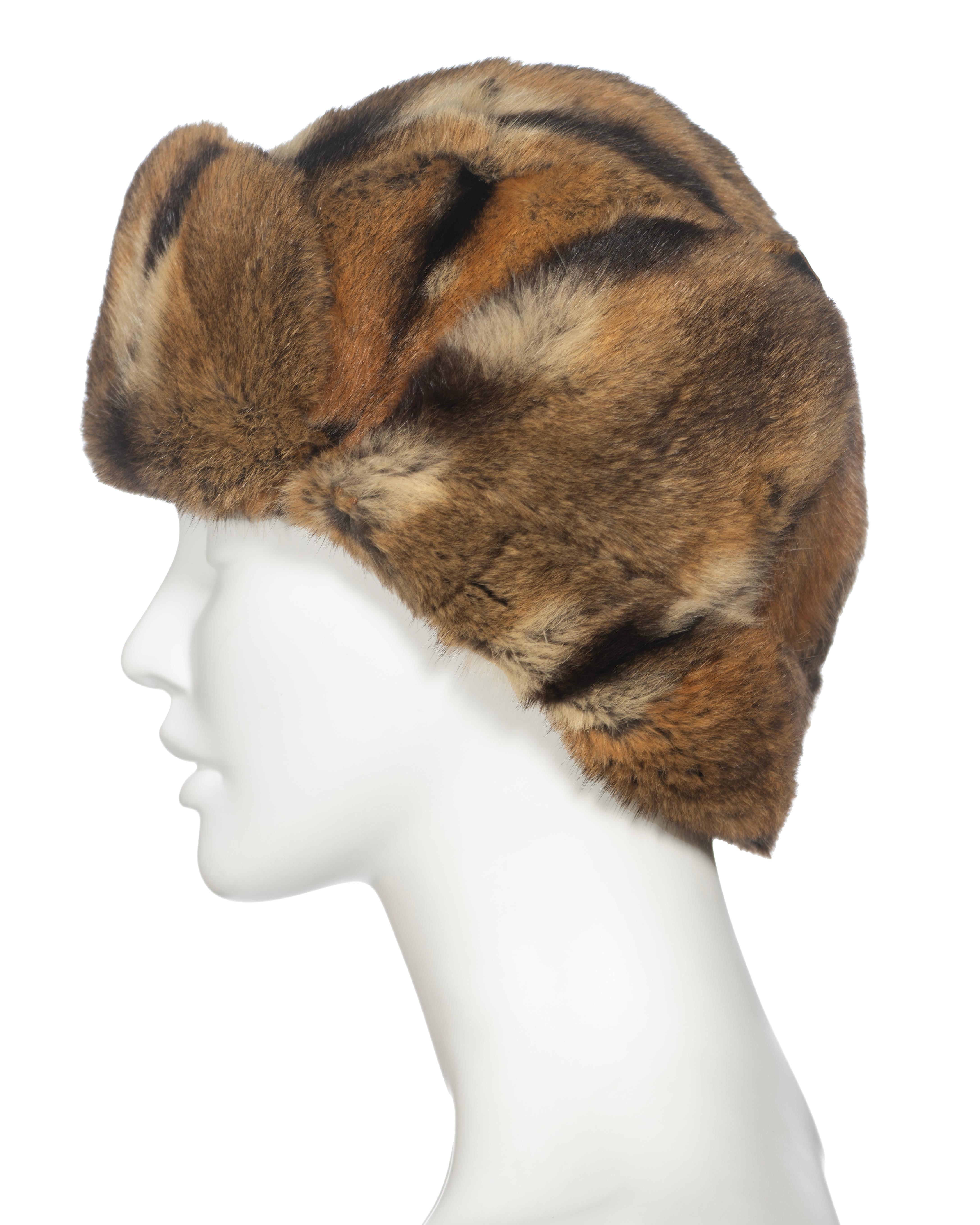 Women's or Men's Gucci by Tom Ford Fur Trapper Hat, fw 2000