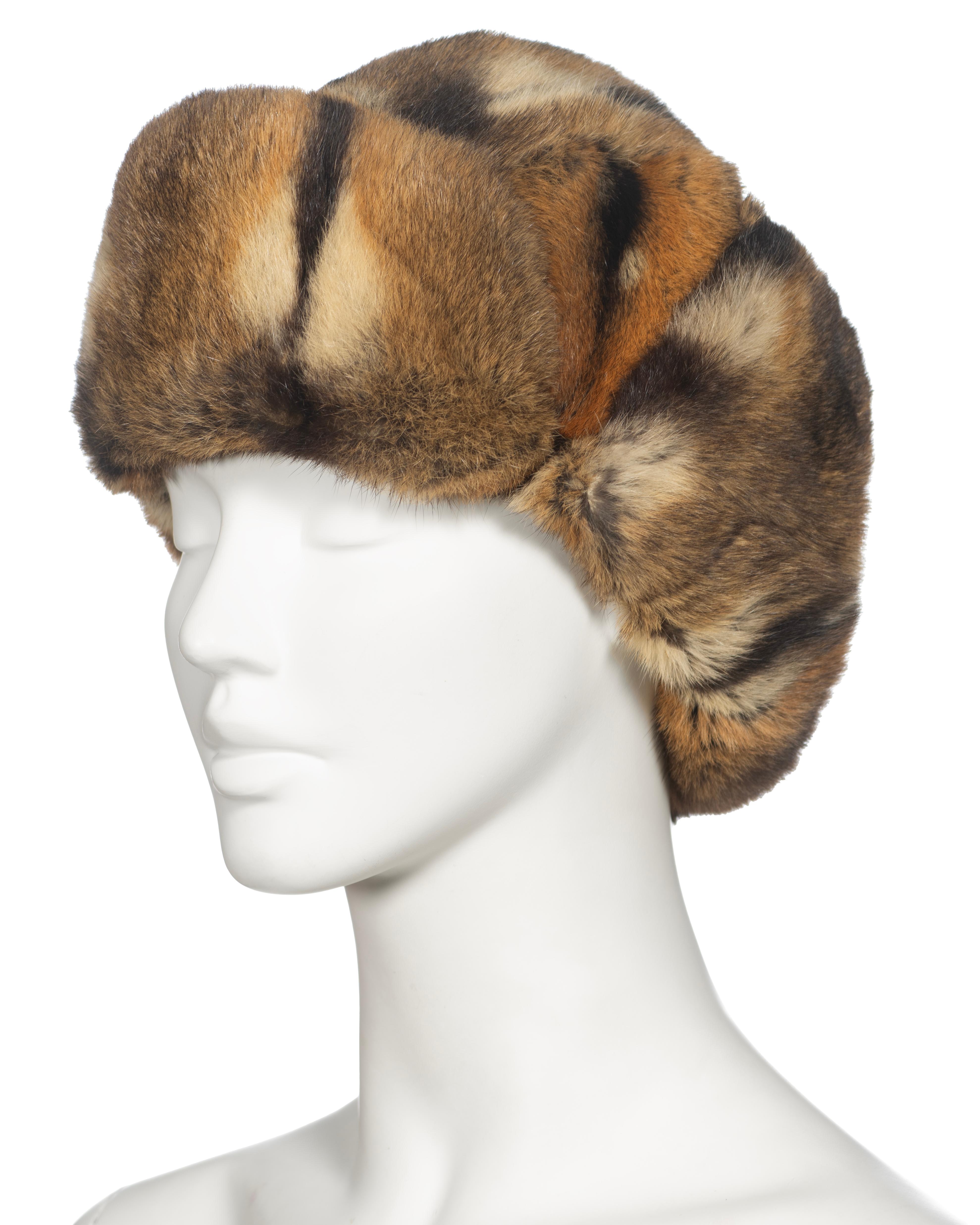 Gucci by Tom Ford Fur Trapper Hat, fw 2000 1