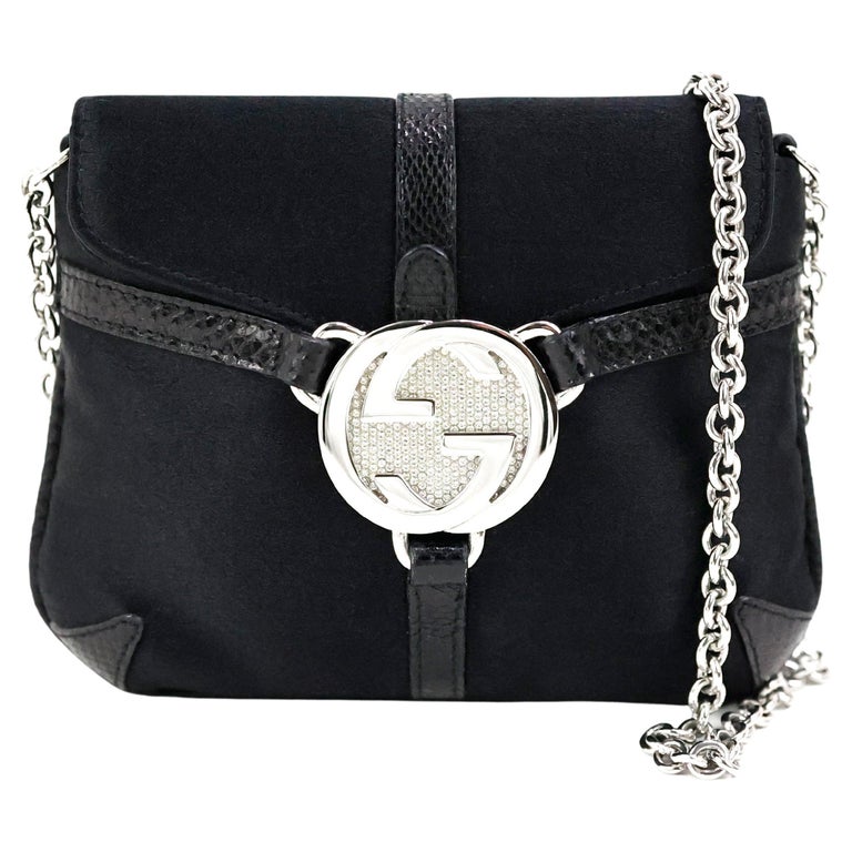 Gucci by Tom Ford GG Interlocking Crystal Embellished Crossbody Bag For Sale  at 1stDibs