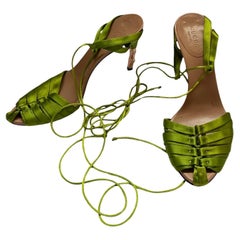 Gucci by Tom Ford Green Corset Heels, SS 2004