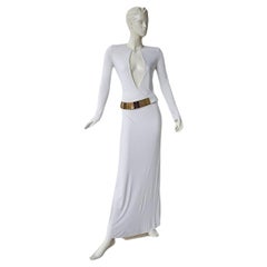Gucci by Tom Ford Iconic 1996 Halston Inspired White Dress Gown Published