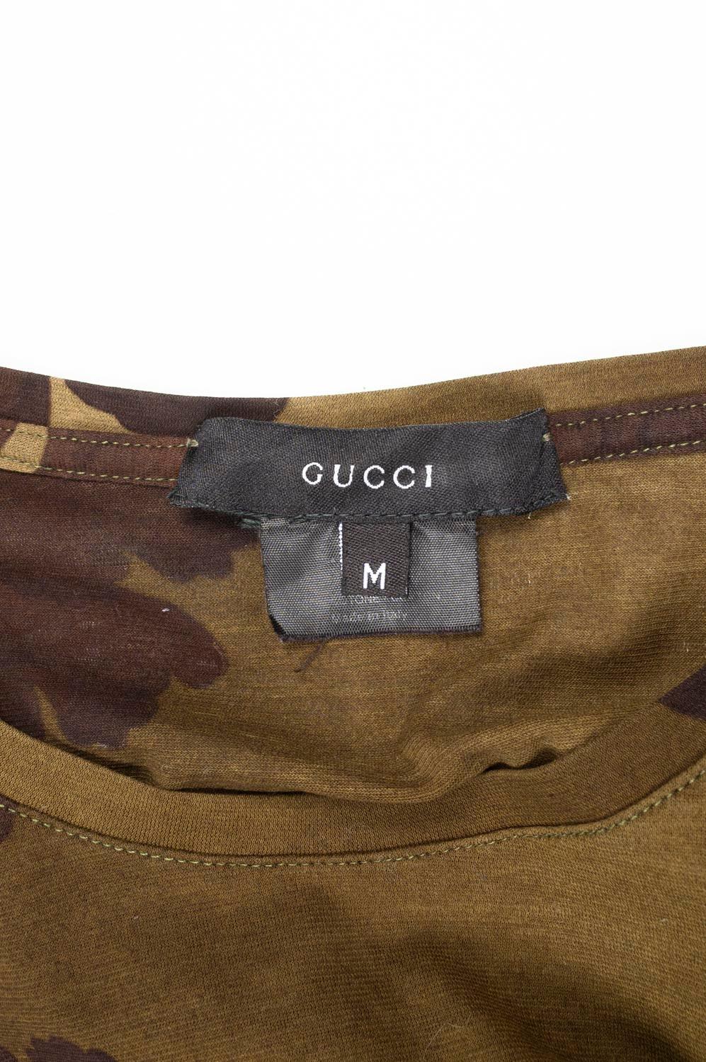 Gucci by Tom Ford Herren T-Shirt mit Blumendruck  Unisex Größe M S498 im Angebot 2