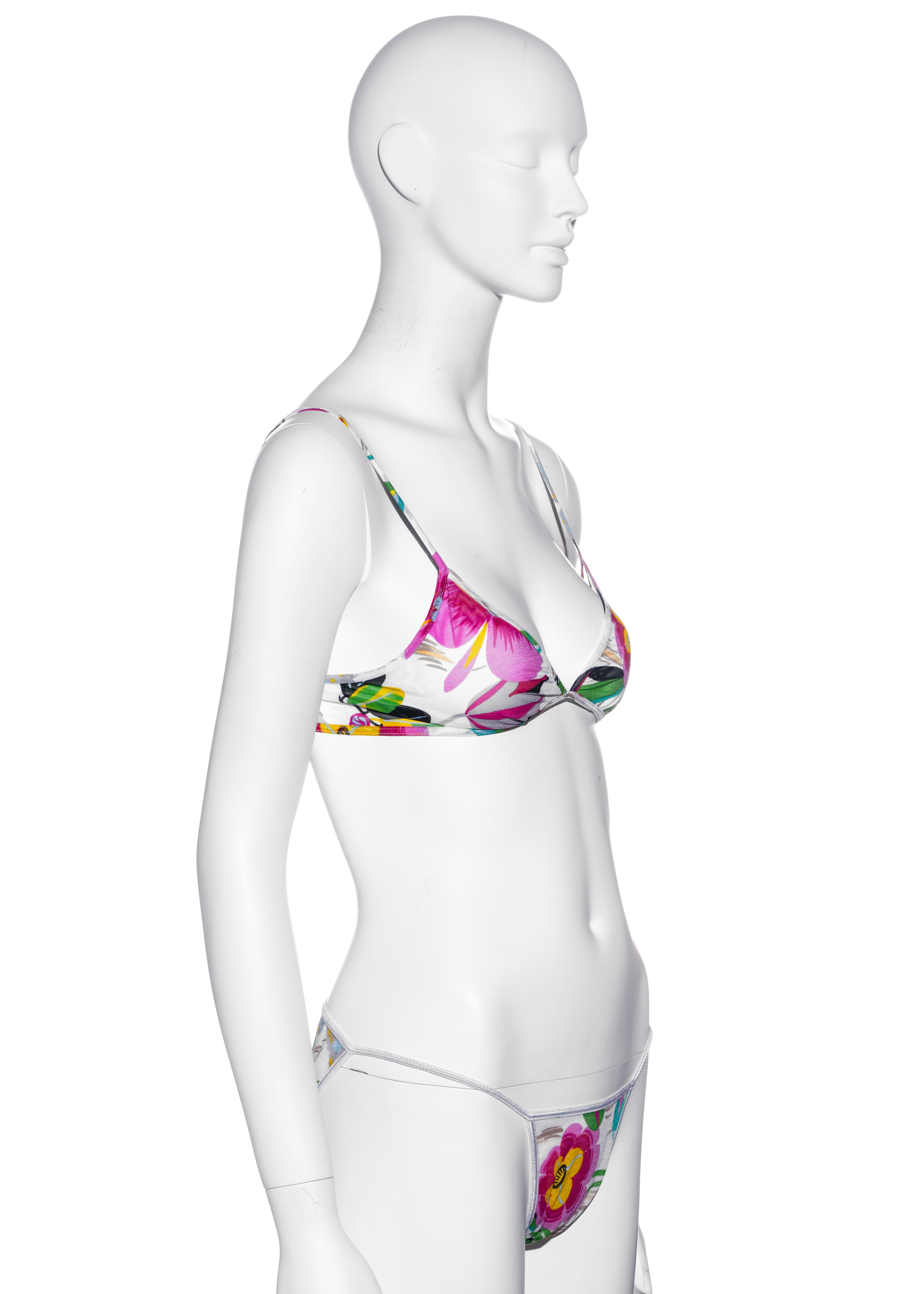 gucci floral bathing suit