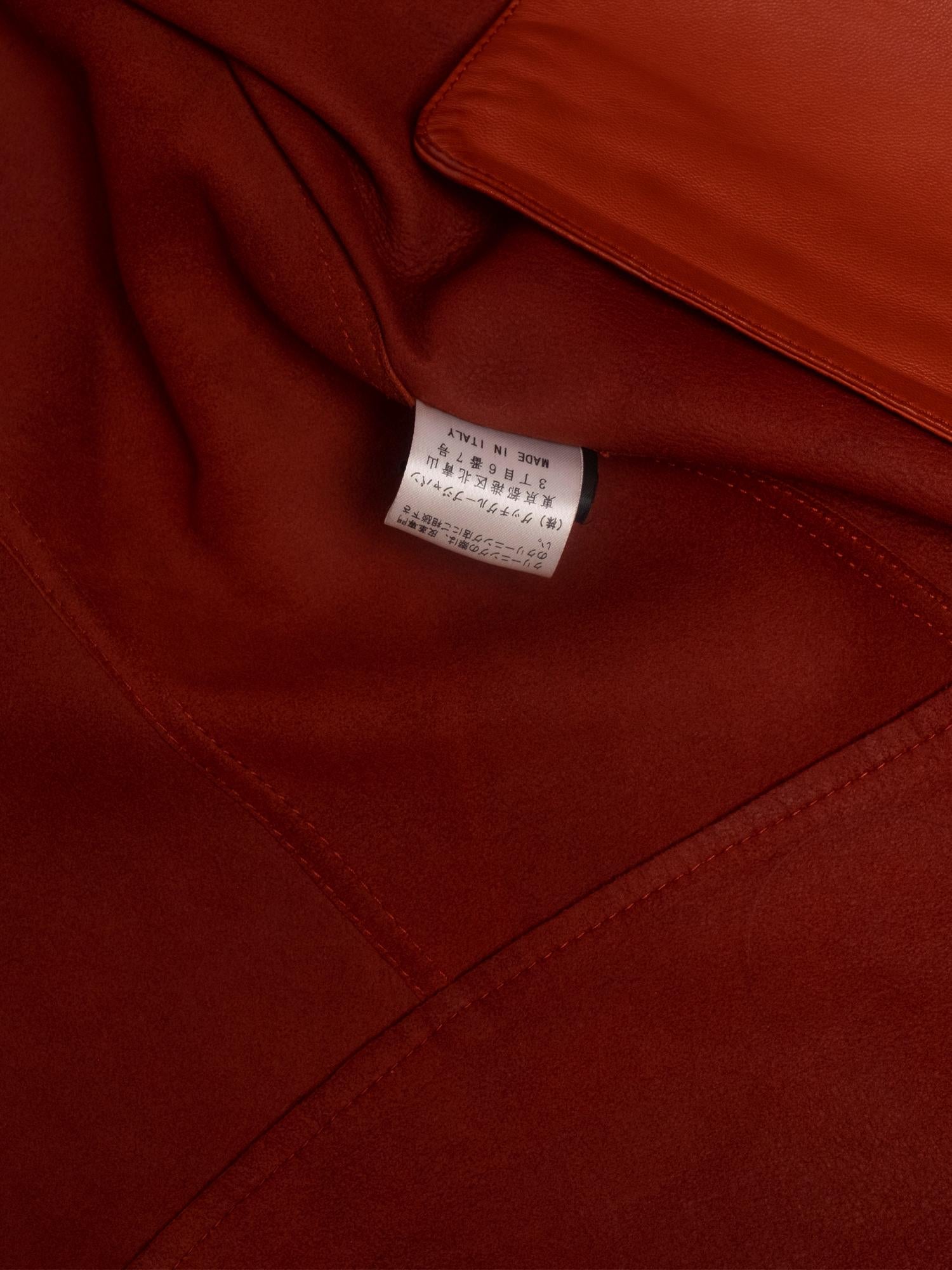 De los hombres Chaqueta Gucci by Tom Ford Orange Rider