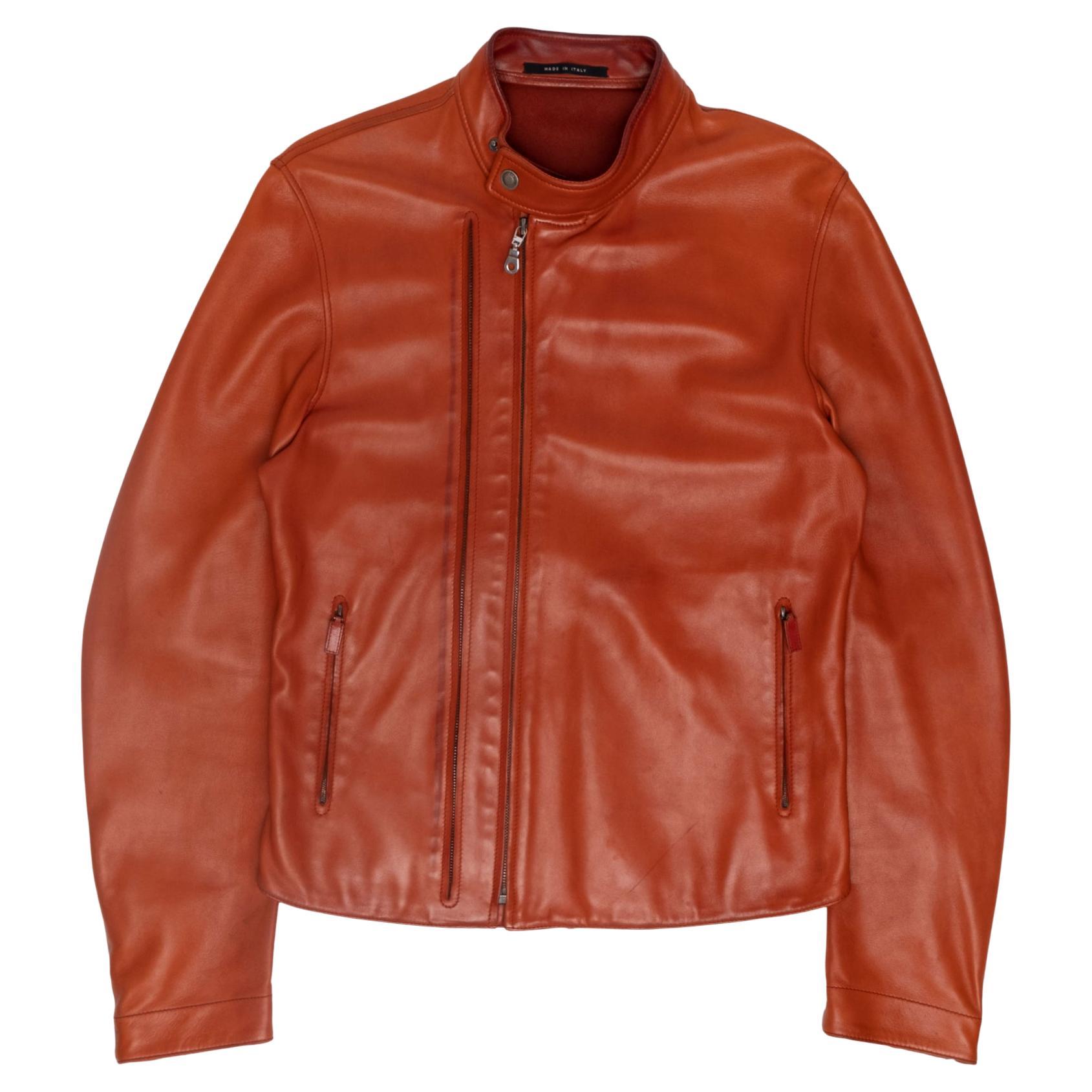 Gucci by Tom Ford Orange Rider Jacket