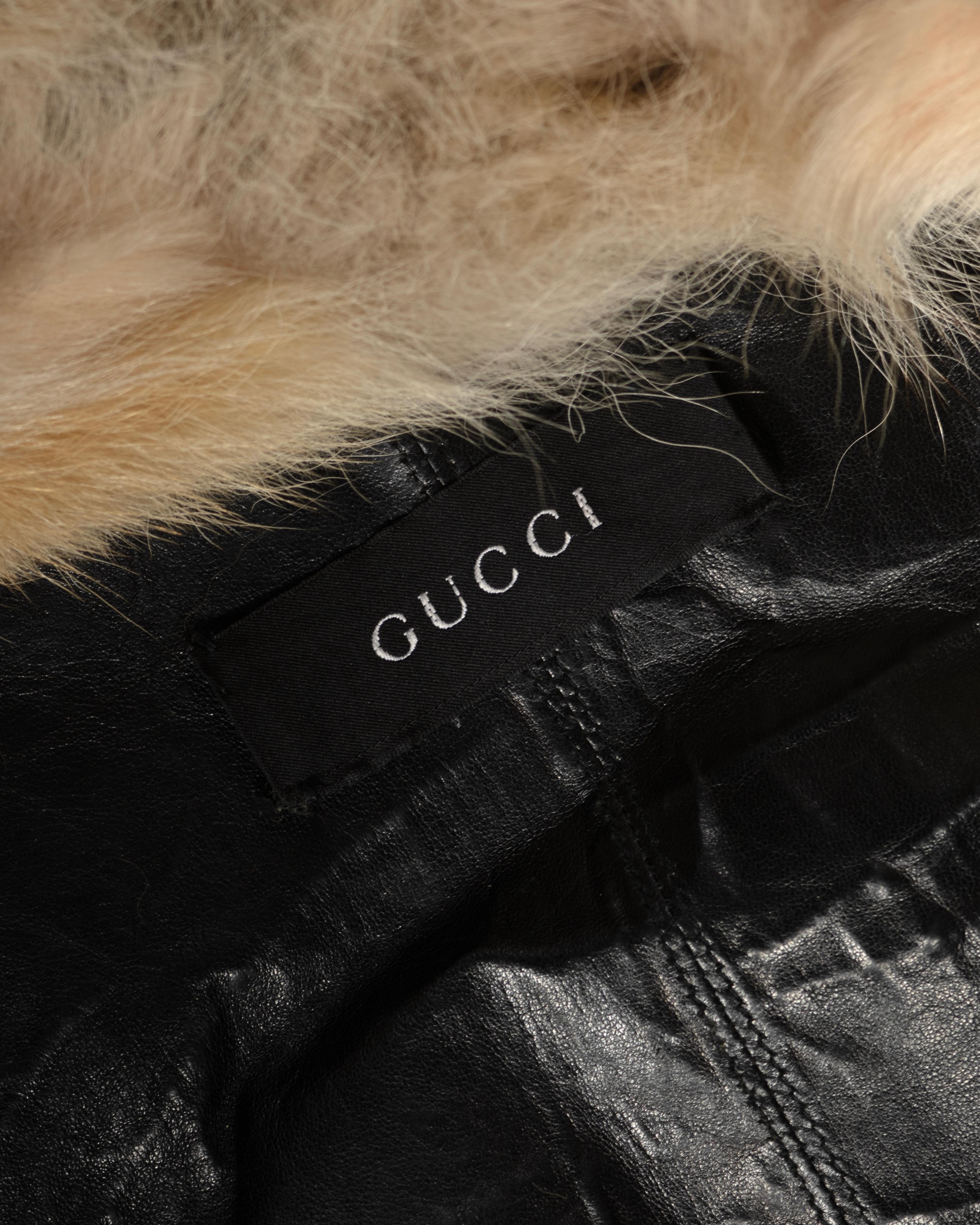 Gucci by Tom Ford Oversized Coyote Fur Coat, fw 1998 12