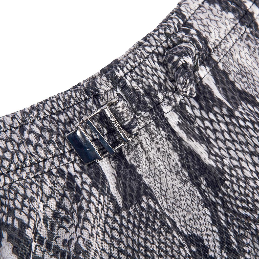 Women's or Men's Gucci by Tom Ford Pant Slinky Snakeskin Print Sweat Style Zipper Ankle 38 / 4