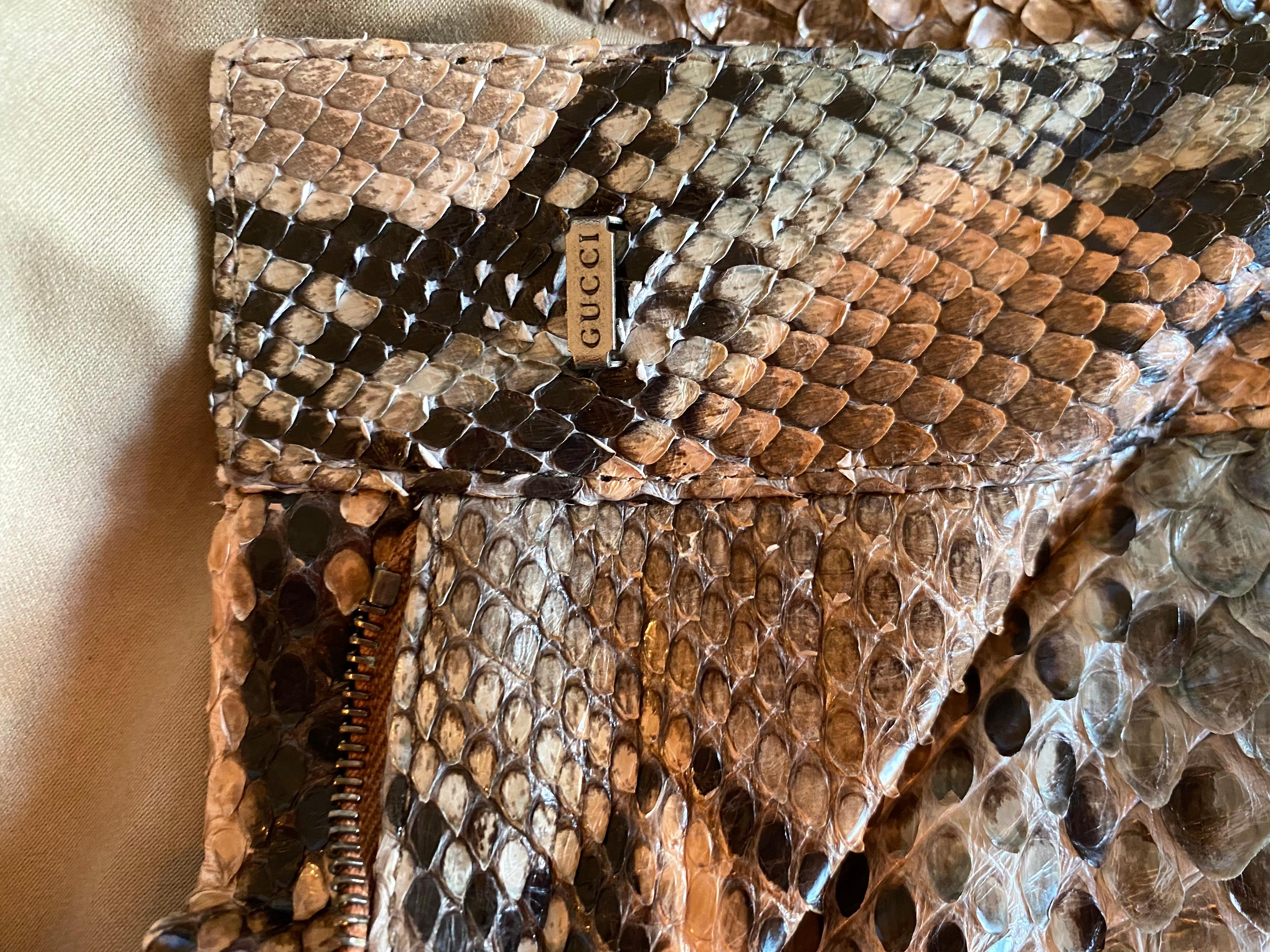 S/S 2000 Gucci by Tom Ford Python Flared Pants 2