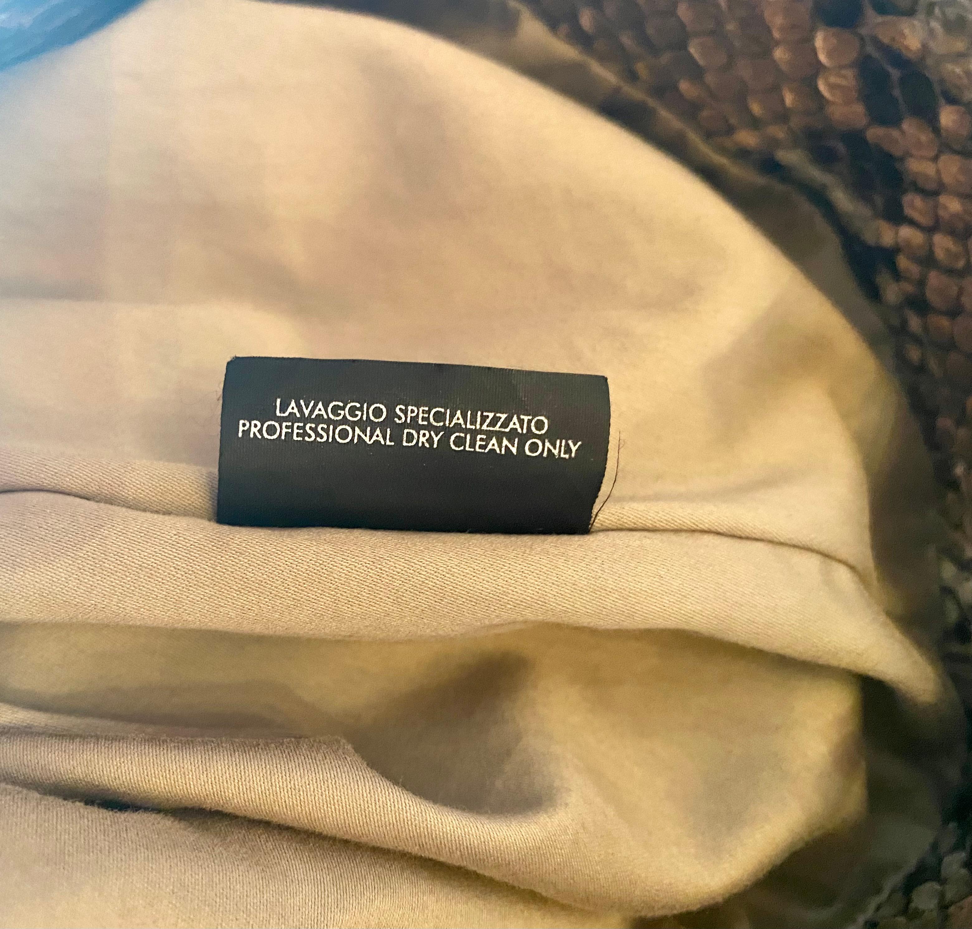 S/S 2000 Gucci by Tom Ford Python Flared Pants 4
