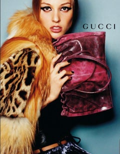 Gucci by Tom Ford rare F/W 1999 green python ad campaign bag
