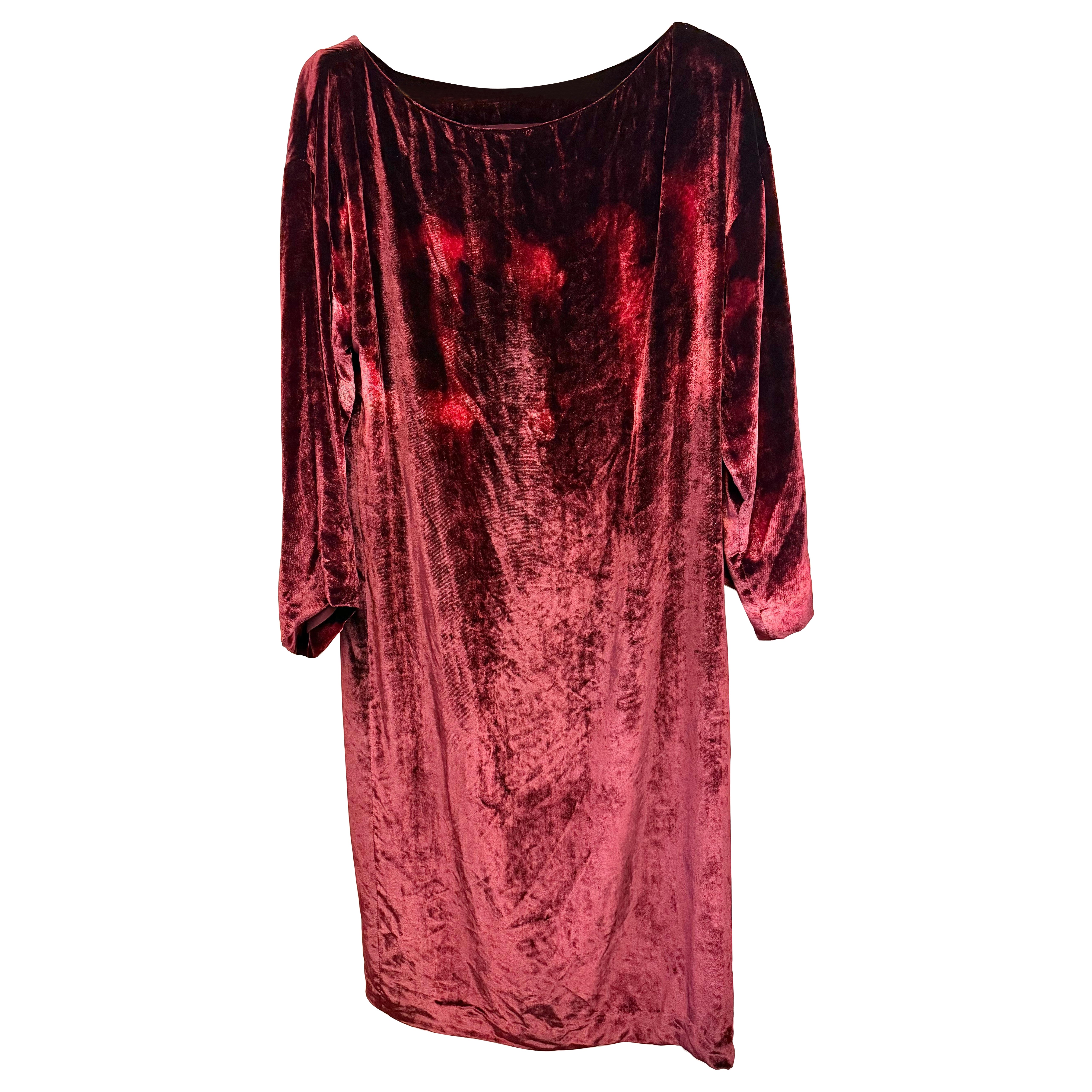 Vestito in velluto rosso di Gucci by Tom Ford