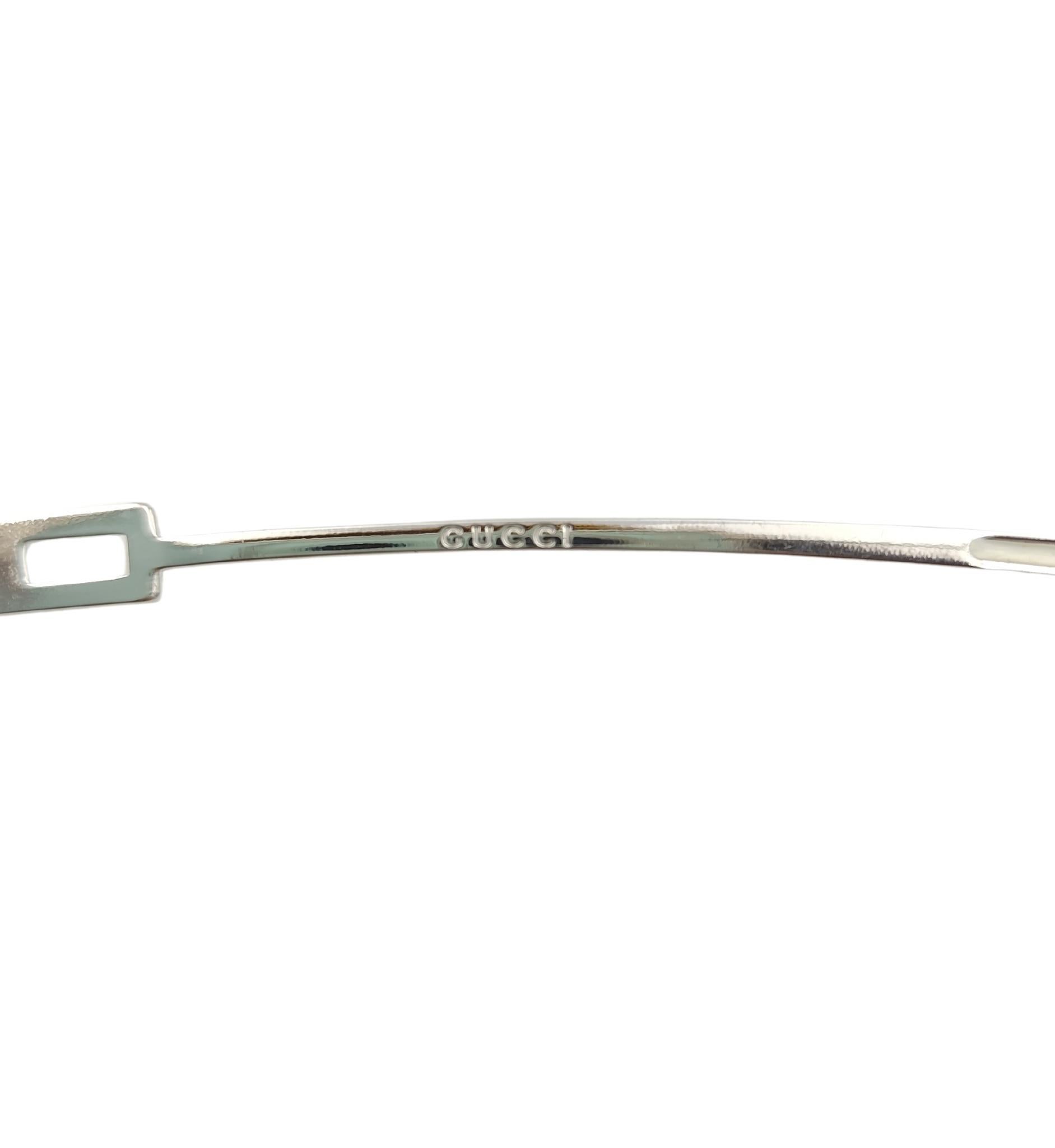 Gucci by Tom Ford Rhinestones Logo lila Randlose Sonnenbrille mit Strass im Angebot 6