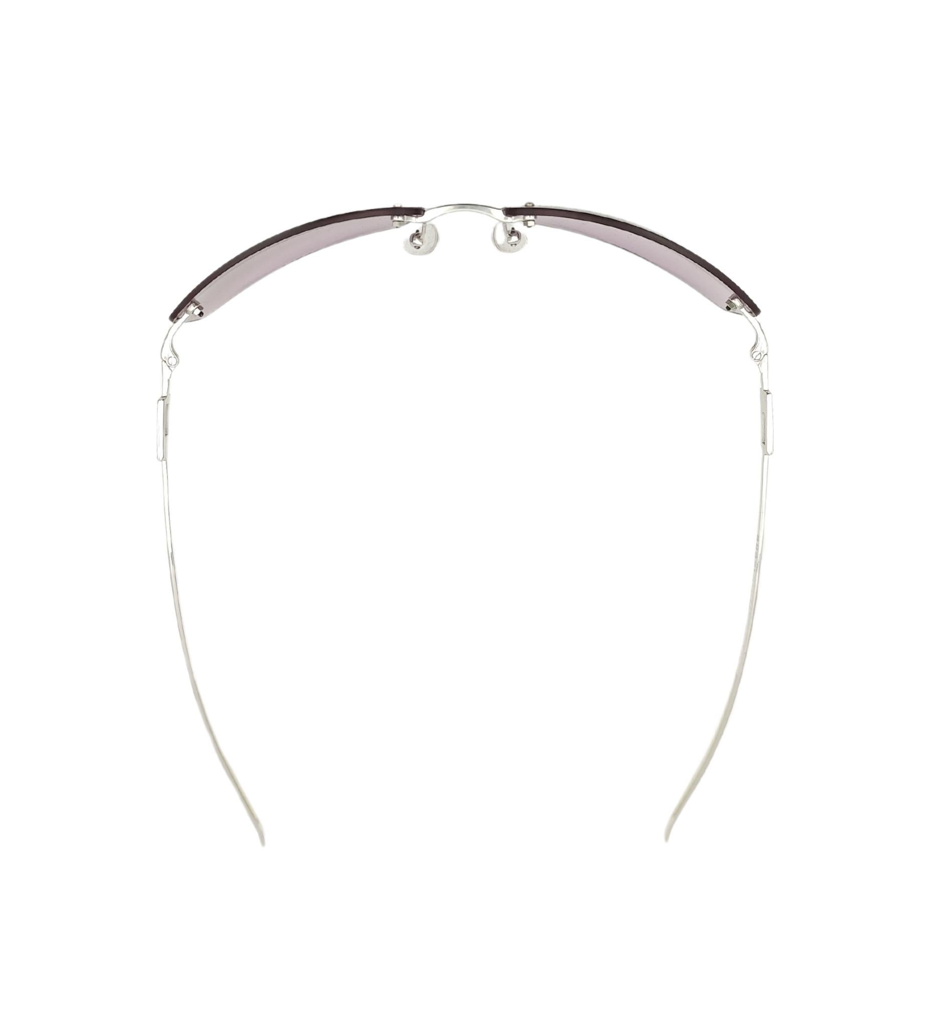 Gucci by Tom Ford Rhinestones Logo lila Randlose Sonnenbrille mit Strass im Angebot 4