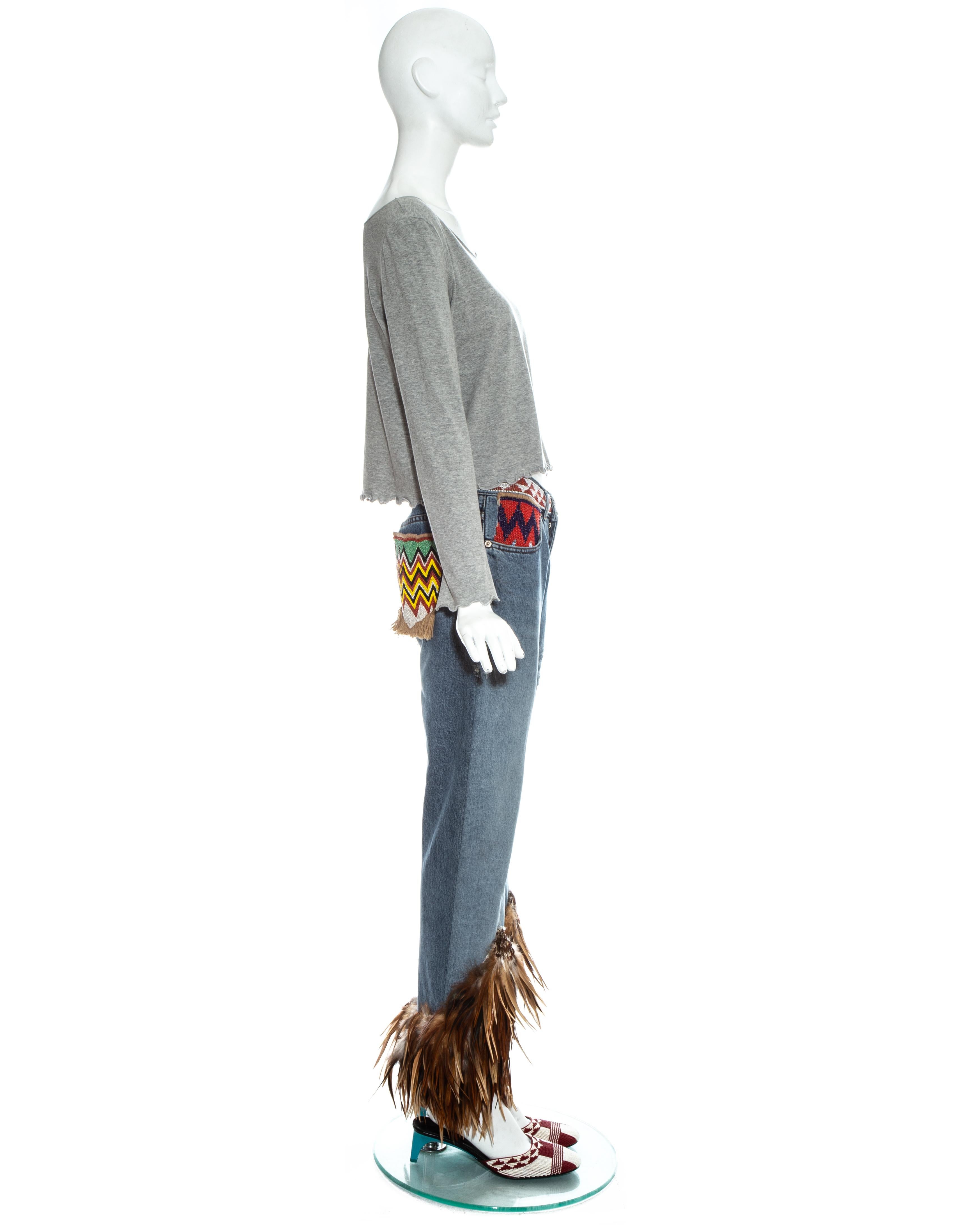 Gray Gucci by Tom Ford runway ensemble, ss 1999