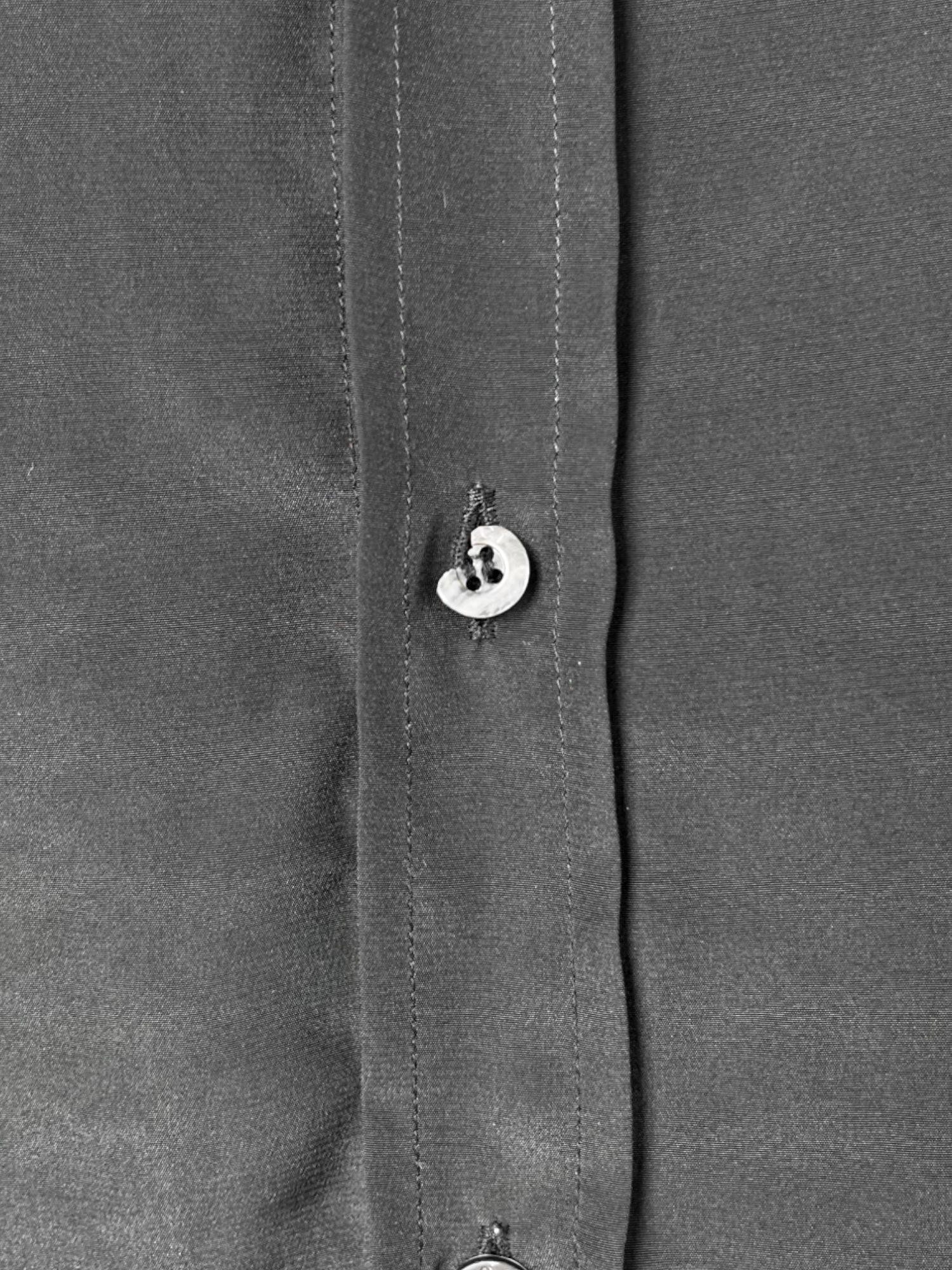 Gucci by Tom Ford S/S 1998 Camisa Militar Negra en venta 4