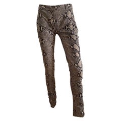 Gucci by Tom Ford F/S 2000 Hose mit Python-Druck