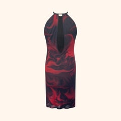 Gucci by Tom Ford S/S 2001 Lava Print Dress