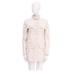 Gucci by Tom Ford S/S 2003 Multipocket White Trench Coat