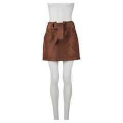 Gucci by Tom Ford S/S 2003 Utility Mini Skirt with Tie Waist Detail IT40